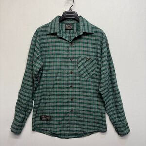 The Vermont Flannel Co. Men Flannel Button Down Shirt Size Medium Plaid D117 -14